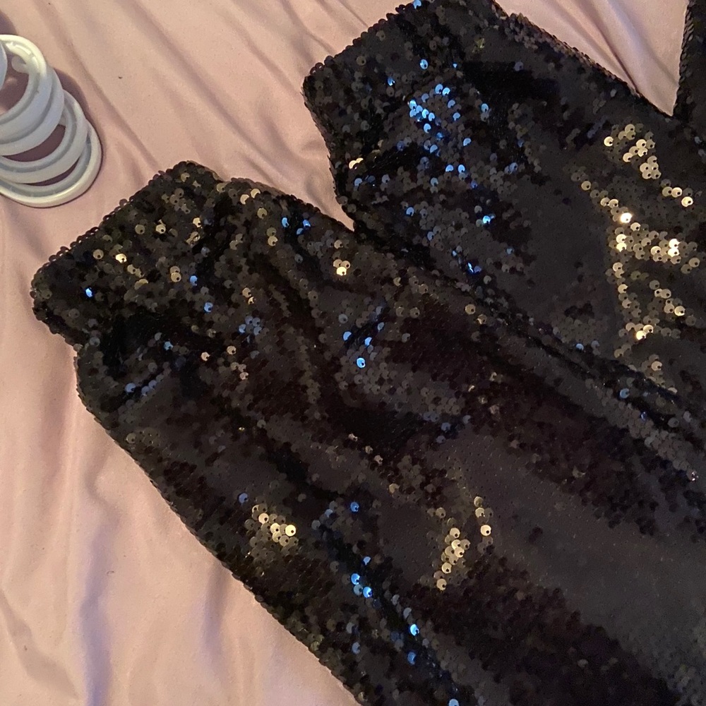 Revolve sequin joggers - Picture 3 of 6